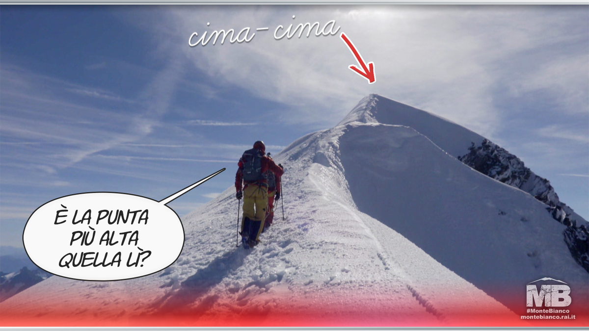 Vedi Gianluca che hai riconosciuto la cima del #MonteBianco? Non era poi così difficile 😉