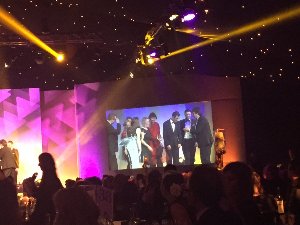MediaCarroll's tweet photo. Awesome win for @GfK and @TfL at #MRSawards https://t.co/RhKNYOxB3F