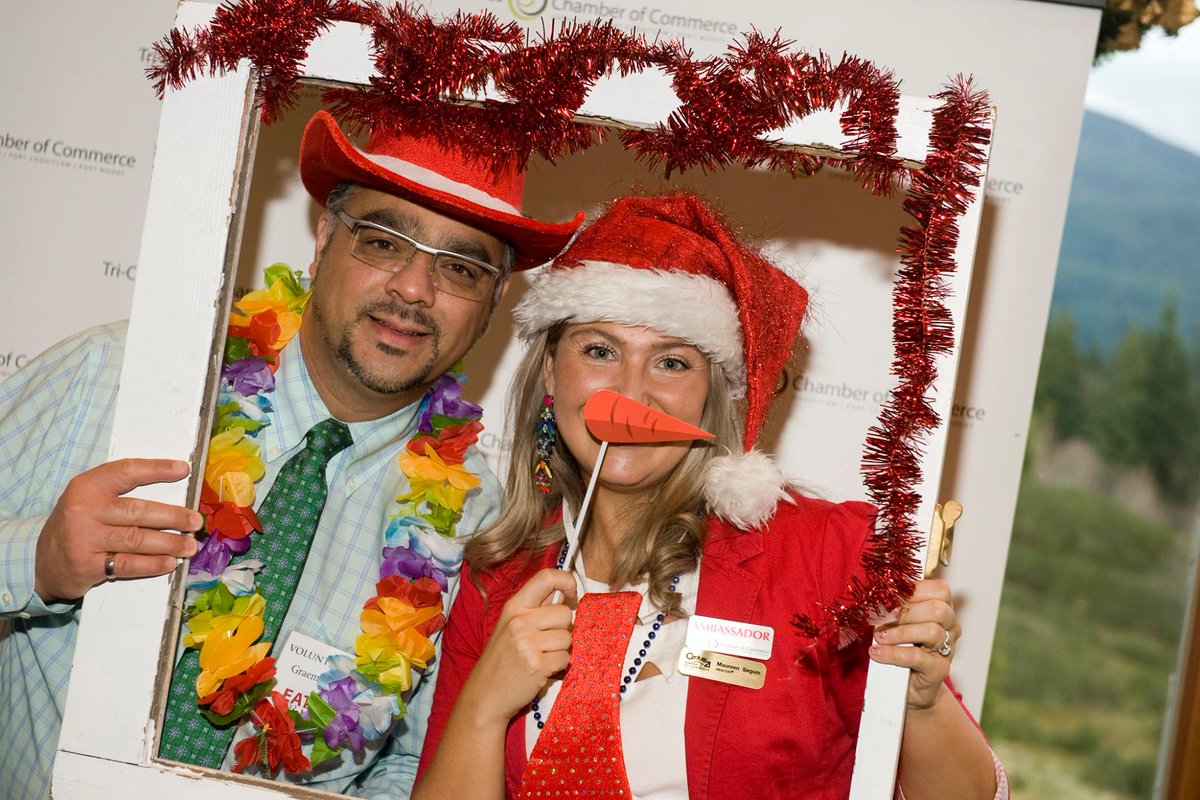 Great Photo of us <a href="/graemeforadvice/">Graeme Hankey</a> #Chamberxmas #ChamberAmbs #Coquitlam #Photobooth