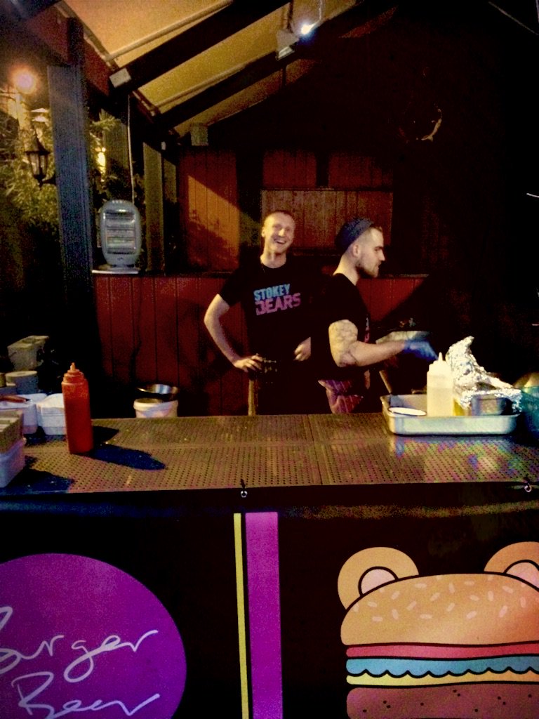 Big up <a href="/burgerbear/">Burger Bear HQ</a> for lining our stomachs at the #BCXmasParty15 cheers ladz