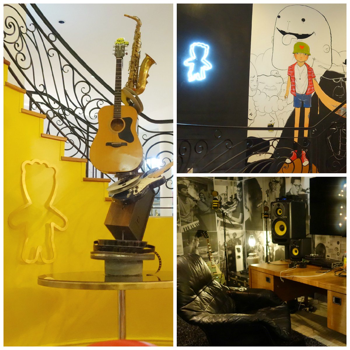 thisisthepa's tweet photo. The #hollywoodpatch is live! Nothing like a beat laboratory, tower of instruments &amp; sour patch to boost creativity. https://t.co/Uqx2yzEqIc