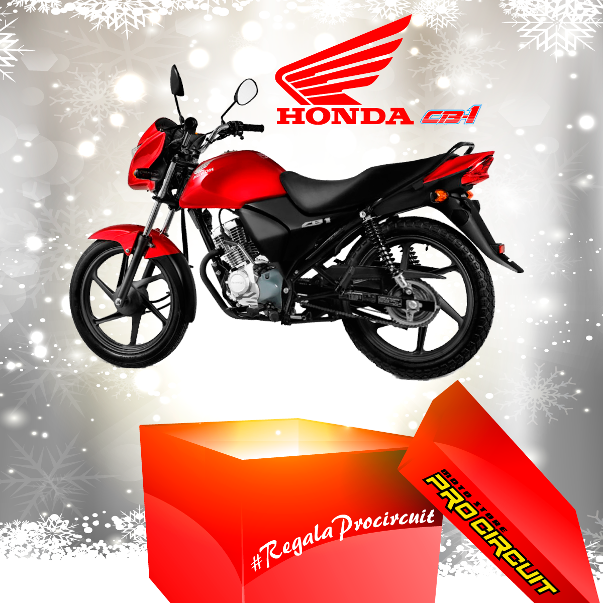 TeamProcircuit's tweet photo. ¿Quiéres #potencia, alto rendimiento y bajo consumo de bencina? La #Honda CB1 ¡ES LO MEJOR! #RegalaProcircuit https://t.co/UVtPLo1sSz