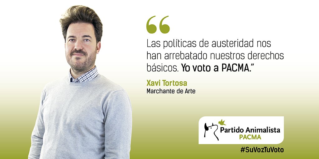 PartidoPACMA's tweet photo. ¿Y tu? ¿Por qué votas a PACMA? #SuVozTuVoto #20D https://t.co/9HtqvEcpo4