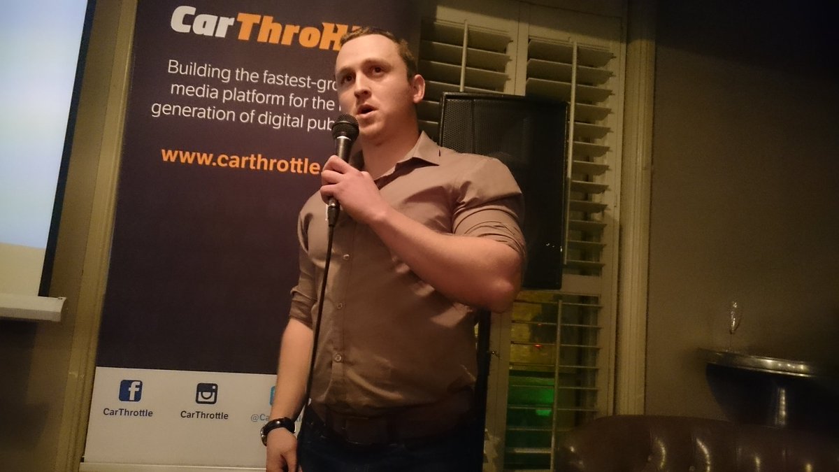 CarThrottle's tweet photo. "Content that resonates with people's emotions is sharable content" - @autoalex takes the floor at #CTWorkshop https://t.co/0Y0bkWSwlB