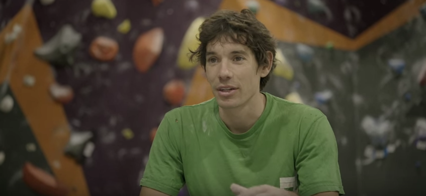 StrideHealth's tweet photo. What's important to @AlexHonnold besides dangling from cliffs? Our new video gets personal: https://t.co/FevwdbrEQo https://t.co/ojWKflxxvb