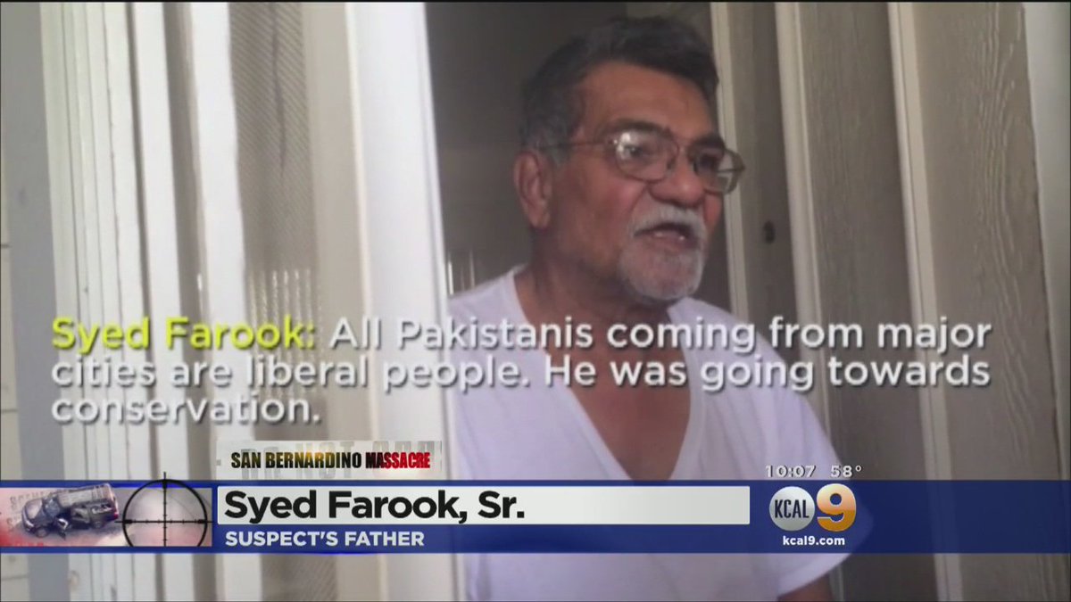 Syed Farook father put on terror watch list