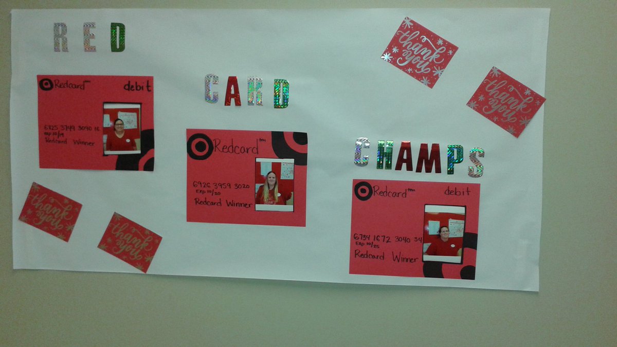 Black Friday red card champs! #youmaketarget