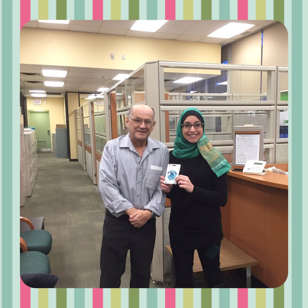 bananenfreiheit's tweet photo. Alaa presents November Draw Winner w/ Gift Card at #TDJasperAve #htww1 #LEIofthetiger https://t.co/XOr5SkFqnt