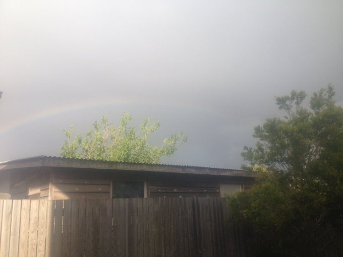 I Looked OutSide &amp; TaDa! A Rainbow! ❤️💛💚💙💜 🇦🇺🇦🇺🇦🇺 #rainbow #landscapephotography https://t.co/tsq9HM<a href="/tag/rainbow"class="tags"><span>#rainbow</span></a><a href="/tag/landscapephotography"class="tags"><span>#landscapephotography</span></a>