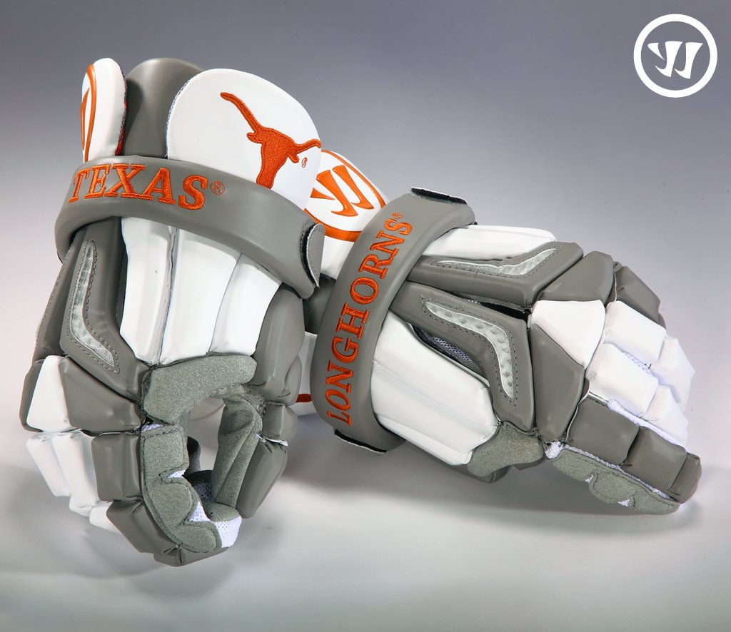 warriorlax's tweet photo. UT’s custom Burn Pros - love how these came out. #HookEm #WarriorCustoms #BurnCollection @TexasSports https://t.co/NtNBHjo7QD