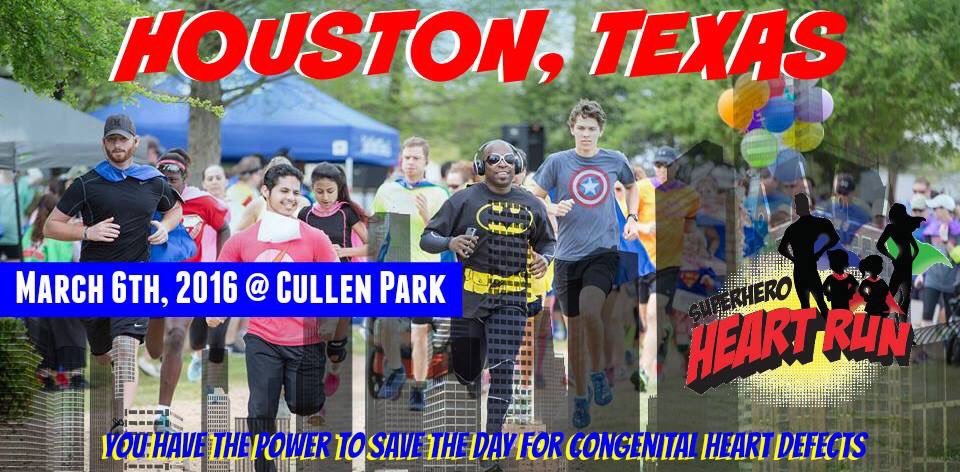 MLHHouston's tweet photo. Mark your calendars!! The Superhero Heart Run is coming back March 6, 2016!! https://t.co/q83drXFTPH