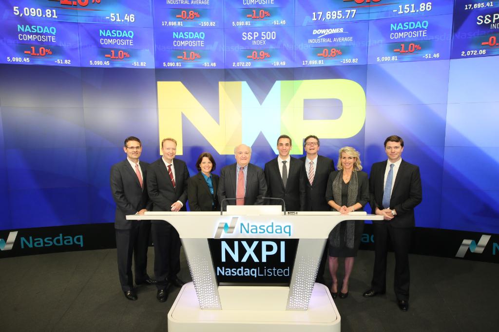 .<a href="/NXP/">NXP</a> rings the <a href="/Nasdaq/">Nasdaq</a> Closing Bell! $NXPI #Nasdaq100