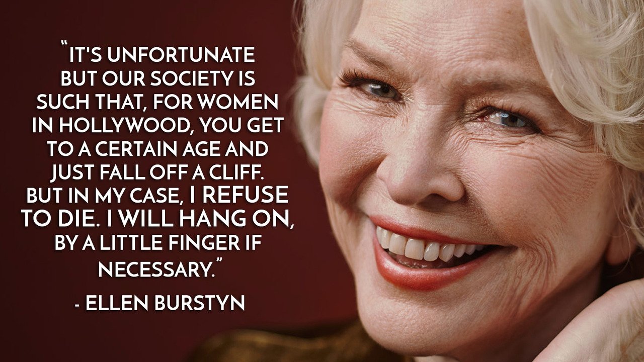 Happy Birthday to Oscar-winning actress Ellen Burstyn who, despite 57 years of acting, shows no signs of slowing ... 
