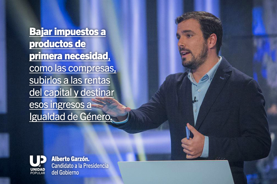 IzquierdaUnida's tweet photo. #FaltaGarzón para decir que hay que bajar los impuestos a los productos de primera necesidad #7DElDebateDecisivo https://t.co/qCF1O0HLqE