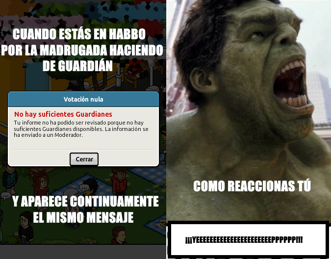 HabboCuenca's tweet photo. A veces y solo a veces, todos sacamos un poco el Hulk que tenemos dentro #VerdadVerdadera #SiempreConHumor @ESHabbo https://t.co/4OVS6DvGsA
