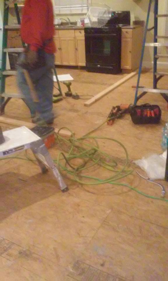 Literacy2Legacy's tweet photo. ICM LLC Renovation of the Legacy House with Diana Lynch floor installation #Literacy2LegaacyATL https://t.co/kdiSoS5mb8