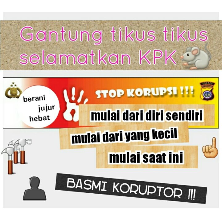 meldayanti27's tweet photo. Basmi !!
@KPK_RI 
#kebidananpoltekkesjambitolakkorupsi
#jambiberdirisendiri
#jambibebaskorupsi
#perempuanantikorupsi https://t.co/72VmLWJhjM
