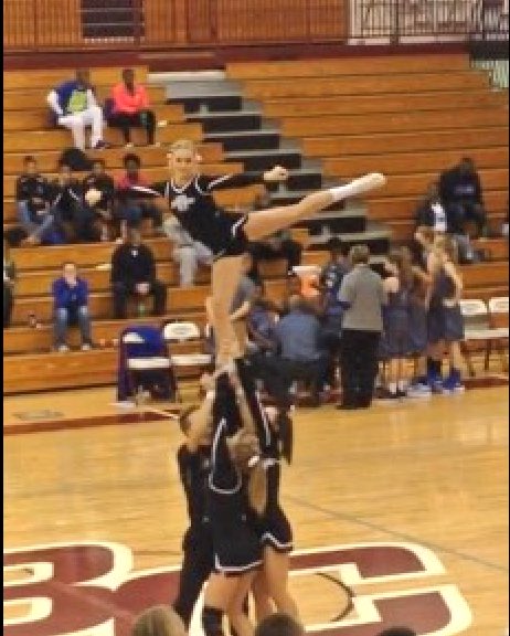 JennayLeslie's tweet photo. good game tonight lady tigers 🏀🏀 @BreckCheer https://t.co/XjawfWUxfn