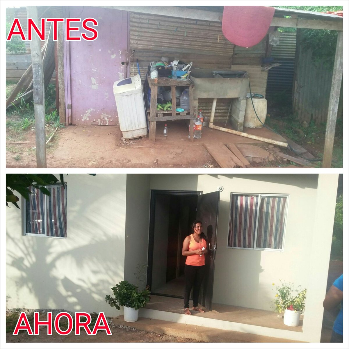 Así vivía Adeyna y así vive ahora con Proyecto #TechosdeEsperanza. La <a href="/lnbpma/">Lotería Nacional Pmá</a> orgullosa de ser parte de la solución.