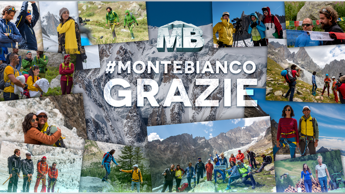 E un grazie speciale anche a <a href="/CaterinaBalivo/">Caterina Balivo</a>, <a href="/MoroSimone/">Simone Moro</a> e a tutta la troupe di #MonteBianco! ❤️