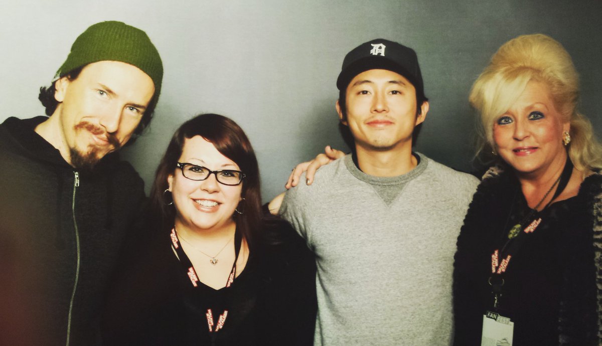 Michael Traynor and Steven Yeun #WSCNYNJ #MichaelTraynor #StevenYeun #TheWalkingDead