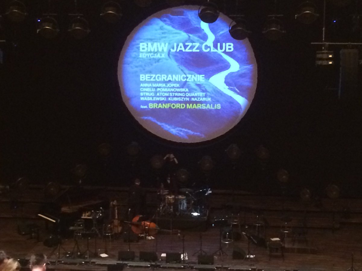 Codourey's tweet photo. @FilharmoniaSZN THAT WAS WOW! @amjopek_team @bmarsalis i @AtomQuartet w #NowaFilharmonia #BMWJazzClub #bezgranicznie https://t.co/jAnLW70hZB