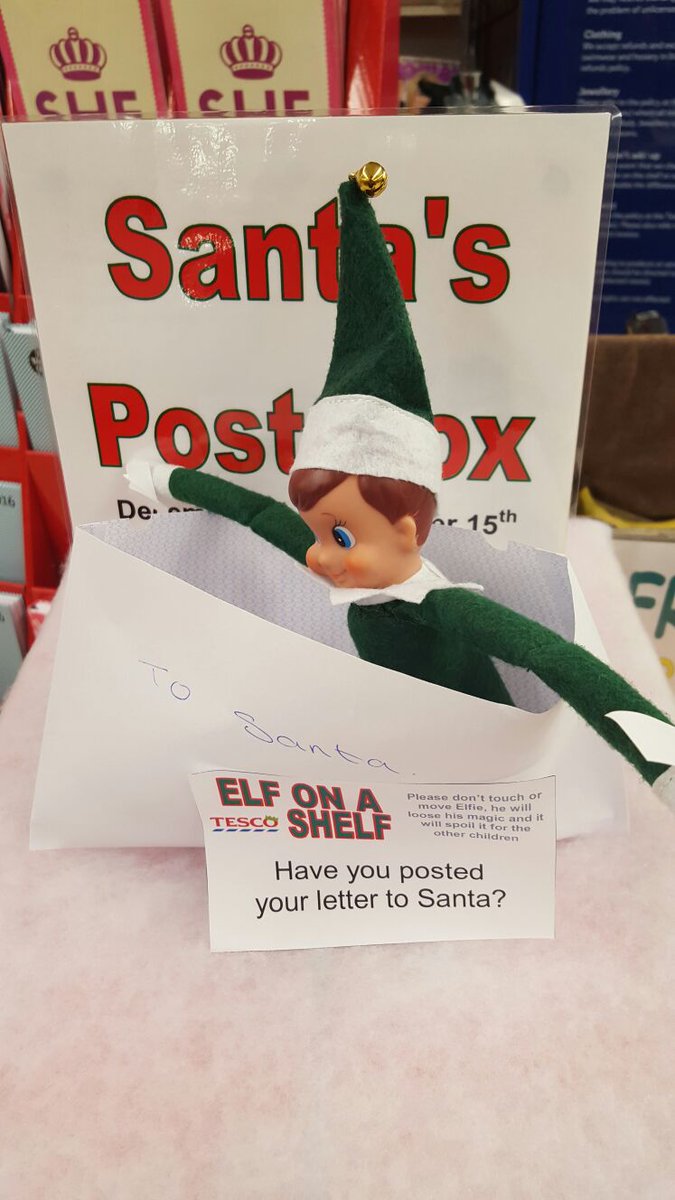 TescoElfie's tweet photo. Did you manage to find me? And have you posted your letter to Santa? https://t.co/0WFboGo6cp