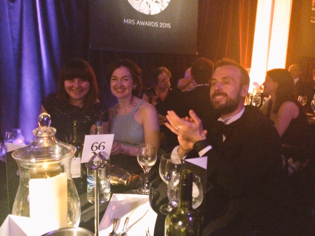 BMcGee1511's tweet image. Didn&apos;t win #ClientImpact award @TweetMRS with @SimplyhealthUK but delighted to be nominated #MRSawards #happylosers