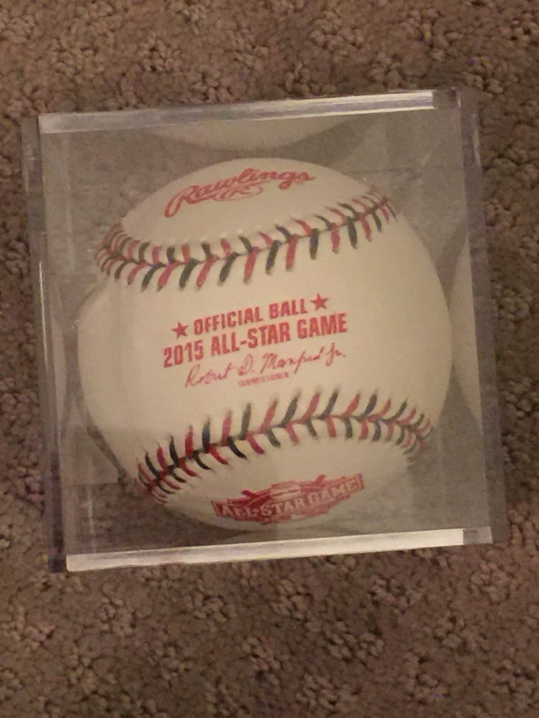 ARizzo44's tweet image. Day 7: Autographed 2015 All-Star Baseball. U know the deal by now RT to win the chance.