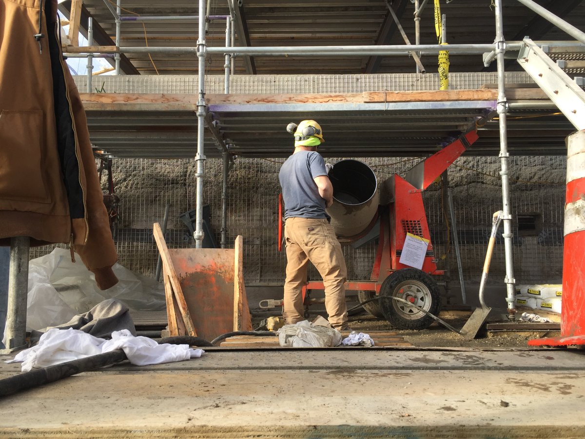 Unity_Temple's tweet image. All of the ceiling plaster from the Unity House has been removed for visual inspection and sounding repairs: