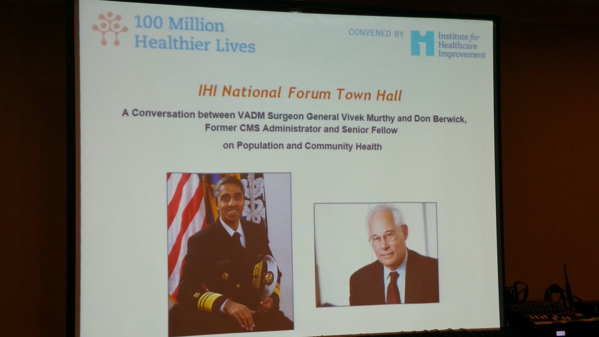 fittawnya's tweet photo. Wrapping up 2nd day @TheIHI, getting to listen to the Surgeon General and Dr. Berwick https://t.co/DEsUukOVEi