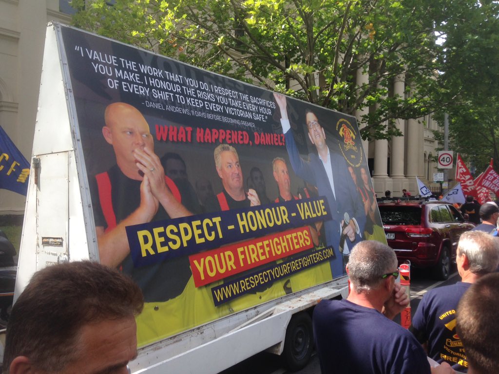 What do we want <a href="/DanielAndrewsMP/">Dan Andrews</a> ?? Stick to your word.