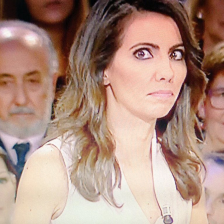 thelittleyo's tweet photo. La ganadora fue @_anapastor_ por la cara que puso cuando Soraya dio los consejos sobre el móvil #7DElDebateDecisivo https://t.co/AgedkA9uTl