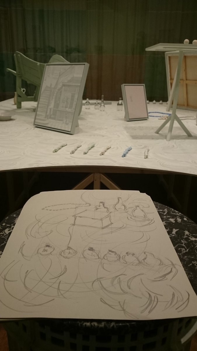 abingdonstudios's tweet photo. This eve #DrawingWorks @abingdonstudios took place @GrundyBlackpool as part of latest #BenCain exhibit. A must see! https://t.co/3lCswV2A7H