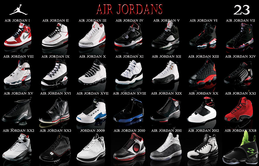 all jordan sneakers in order