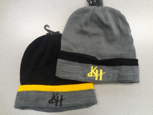 Now available in the Spirit Shop: UA knit hats $25!!!