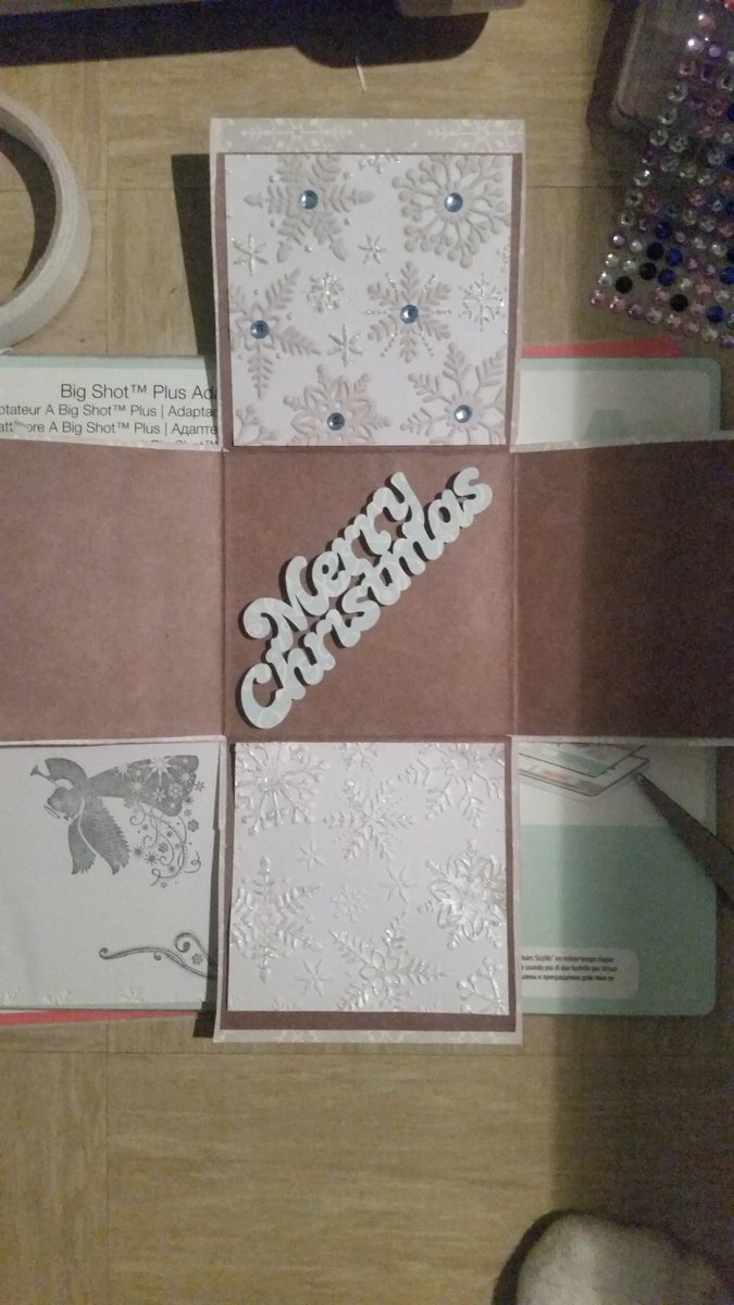 sarahedavidson's tweet image. #explodingboxcard number 2 in progress nearly finished 😄😄