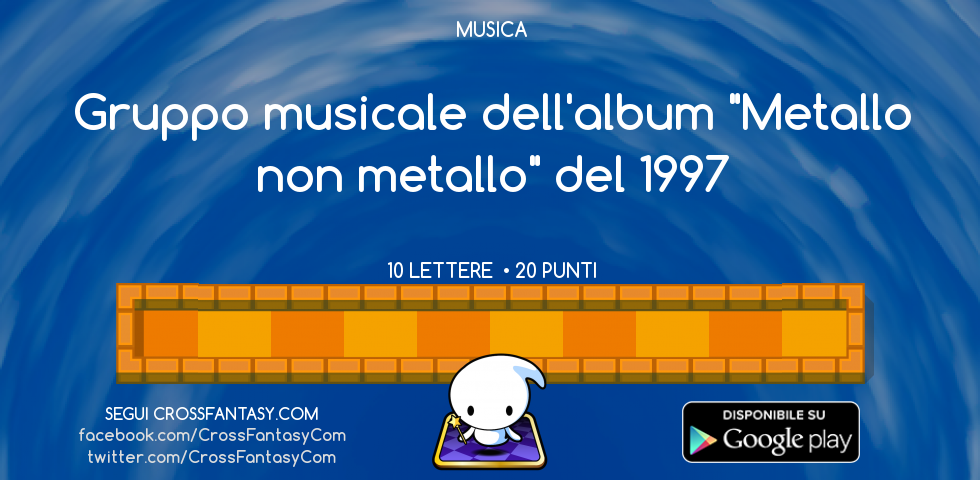 CrossFantasyCom's tweet photo. Domandina notturna #nottambuli #domanda #musica https://t.co/o3ZCRiLuMW