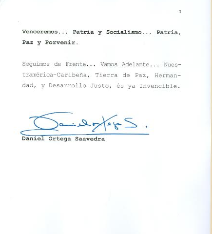 VTVcanal8's tweet photo. Carta del Pdte. Daniel Ortega al pueblo: "Son caminos exigentes que demandan compromiso" https://t.co/YDThoP8n9f https://t.co/mD0KOgL7Zv