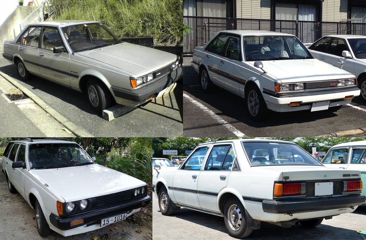 カリーナ出品 Third generation Carina. Sales from Toyota in 1981. (1981-1988