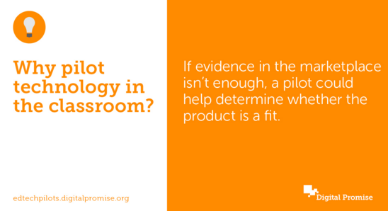 DigitalPromise's tweet image. Recommendations &amp;amp; resources for #EdTechPilots: bit.ly/1Ry3Lbl #edtech #edchat