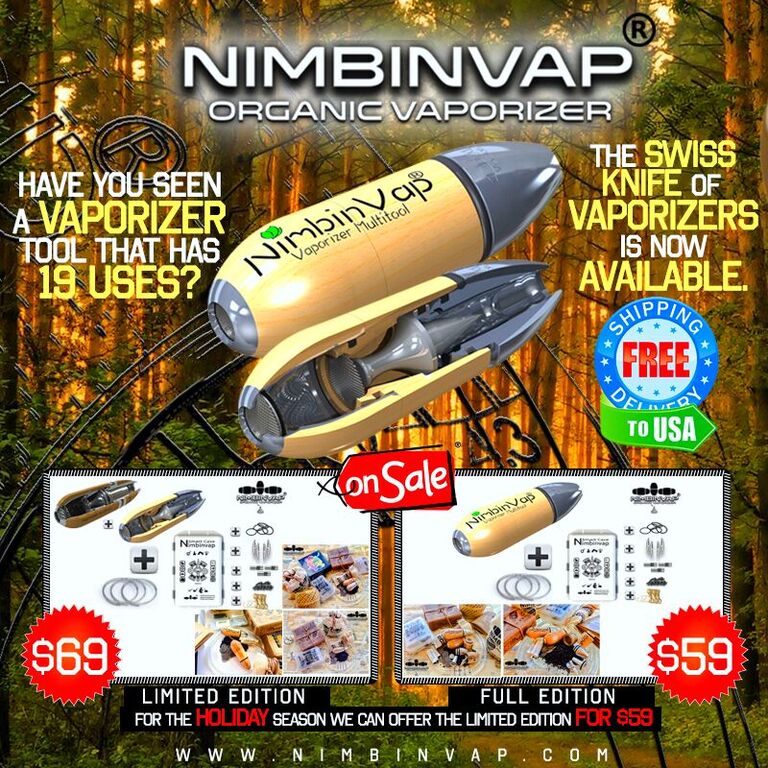 vapemerch's tweet image. RT nimbinvap: Don&apos;t wait and order this now! #NimbinVap #Vaporizer #MultiTool #Organic #Vape #SALE