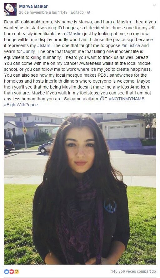 بعد تصريحات #دونالد_ترامب المستفزة تجاه #المسلمين .. أنظر إلى ماذا وجهت له مروة بالقر!