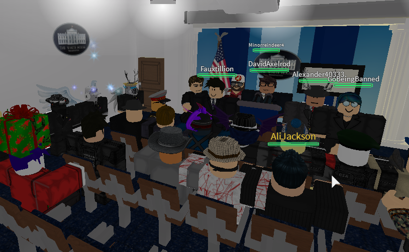 MarinioRBLX's tweet photo. Got to be a part of a press conference today regarding @RossiyaRBX declaring war on @RobloxNUSA https://t.co/9NwFsygxSa