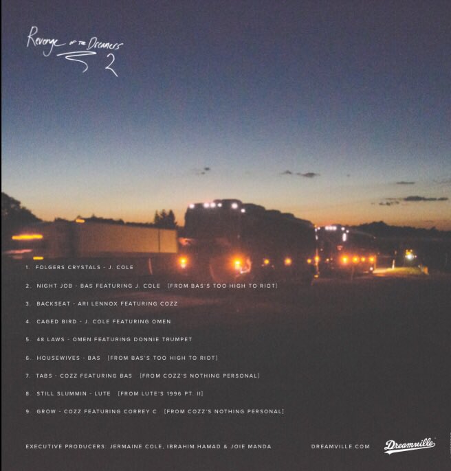 Dreamville - Revenge of The Dreamers II available now smarturl.it/ROTDII