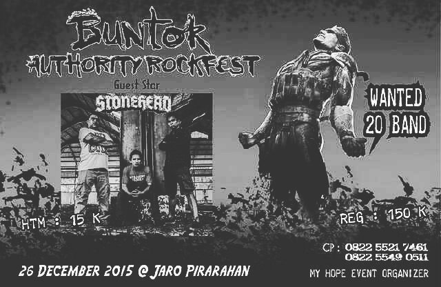 Event dimajukan sabtu 26 desember 2015