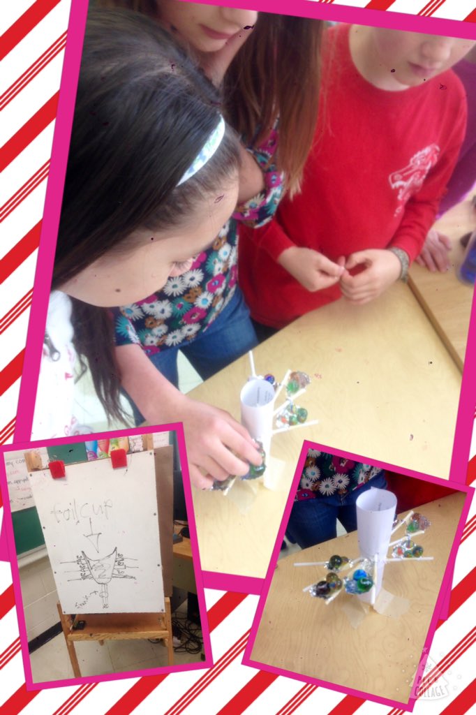 PGLSBA's tweet image. From brainstorming to sketching to creating #STEMchallenge #ocsb #PGLfun Mondays