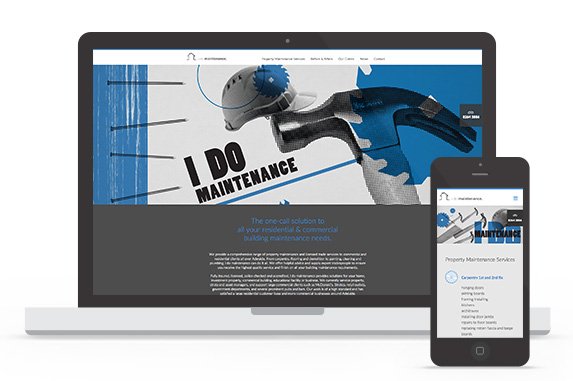 DesignAdelaide's tweet image. The new, fully responsive 'i do maintenance' website, graphic design by Flux bit.ly/1HRQFnp