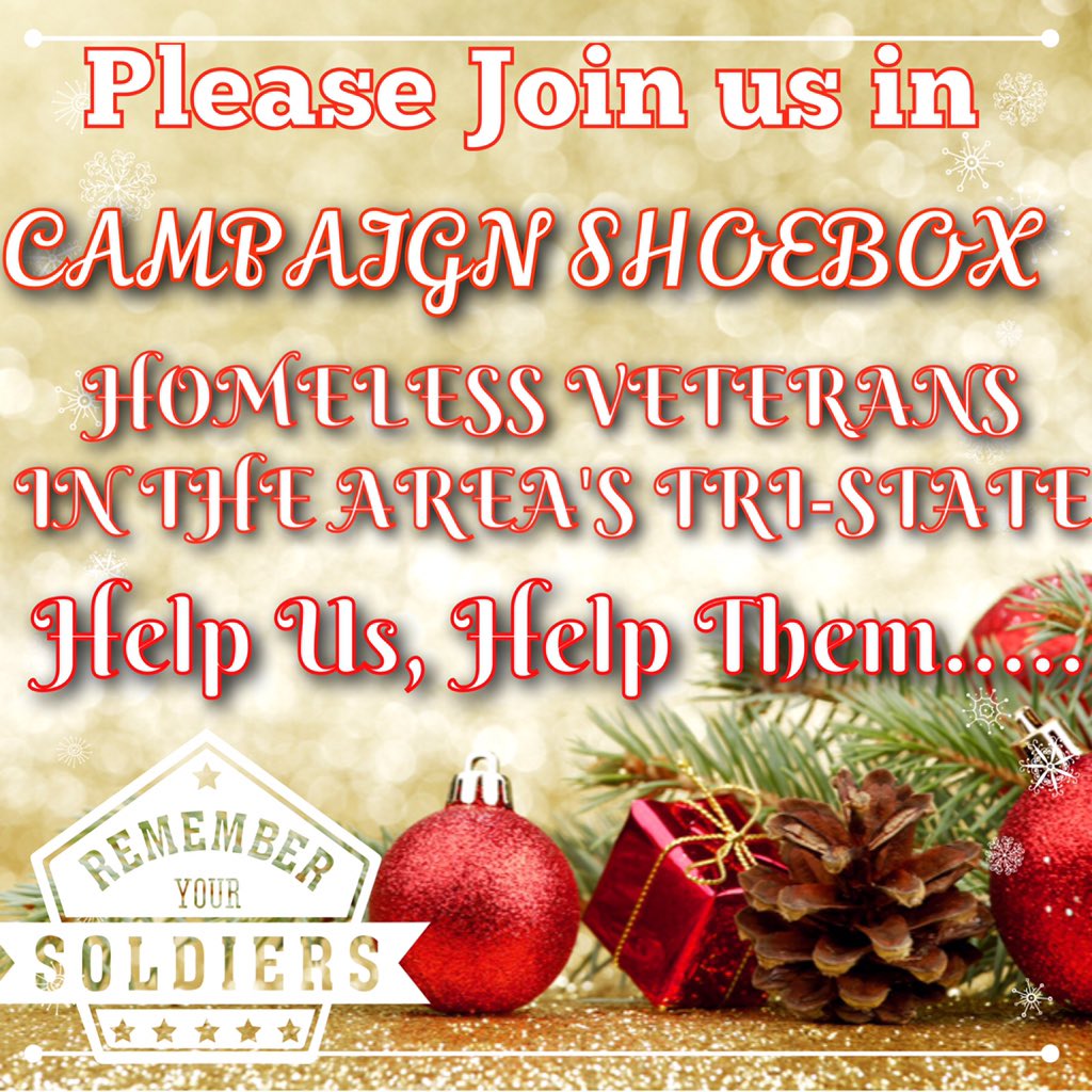 Select_A_Vapor's tweet photo. @Select_A_Vapor #collectingdonations 
Shoebox Campaign for the area's homeless veterans. #nonperishablefood #hygiene https://t.co/13lj01q86K