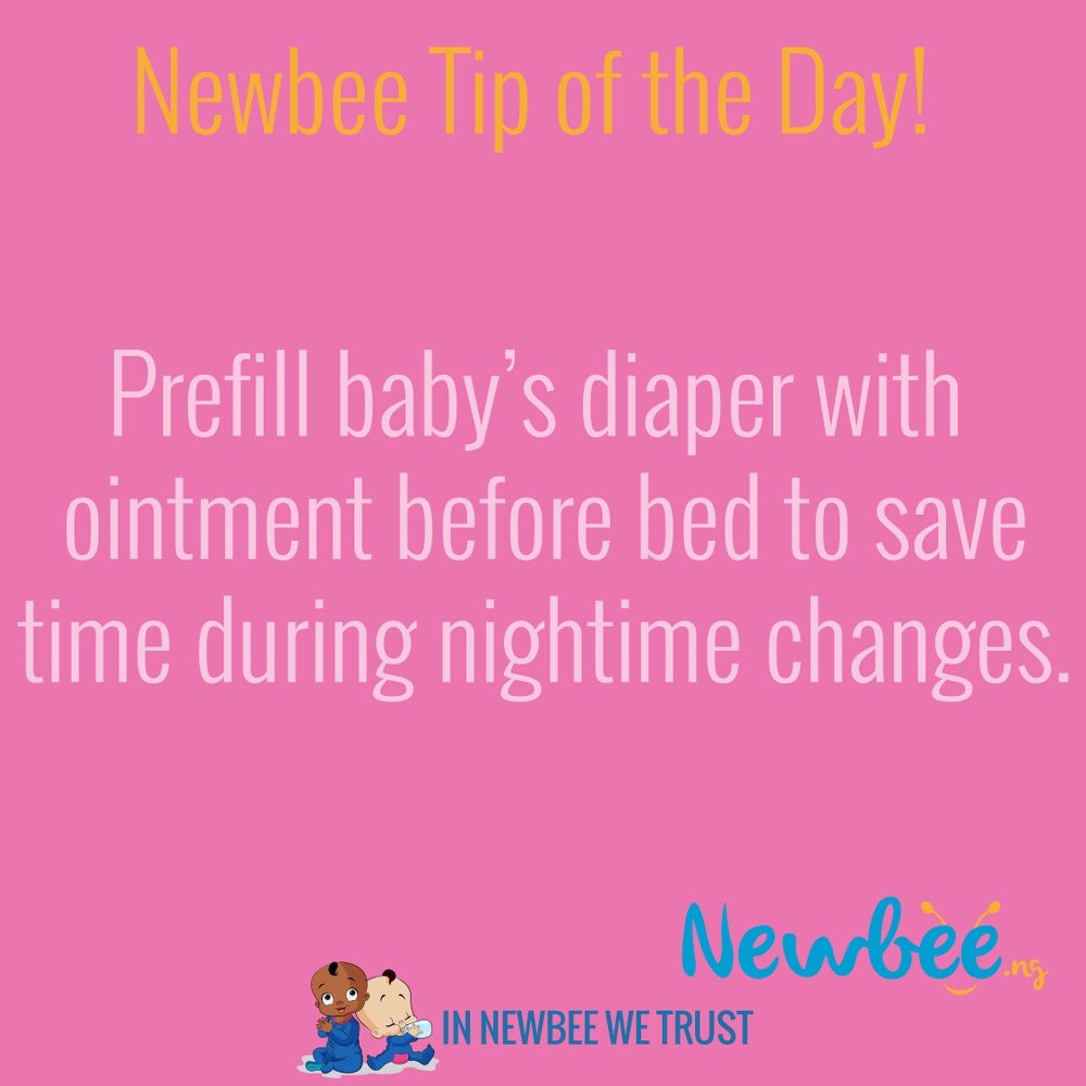 newbeedotng's tweet photo. #newbee #NTOFD #Newbeetipoftheday #tips #babyhacks #diapers #ointment  #mommylife #mummylife #workingmom https://t.co/kFWaqKZydX